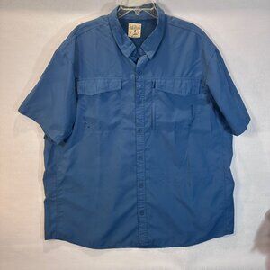 Red Head Mens Fishing Shirt Duck Hunting Short Sleeve 3x Waterproof Outdoors